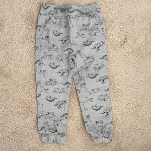 Garanimals Gray Dinosaur Print Kids Joggers